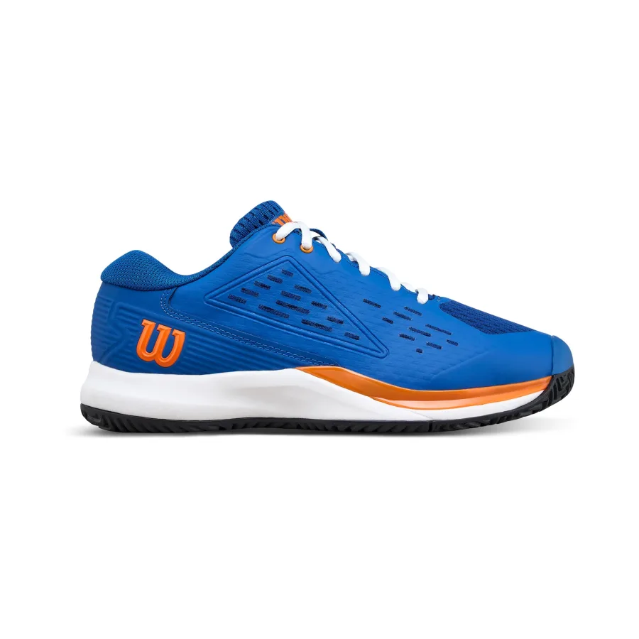 Wilson Wilson Rush Pro Ace Jr Allcourtschuh Kinder - blau, orange