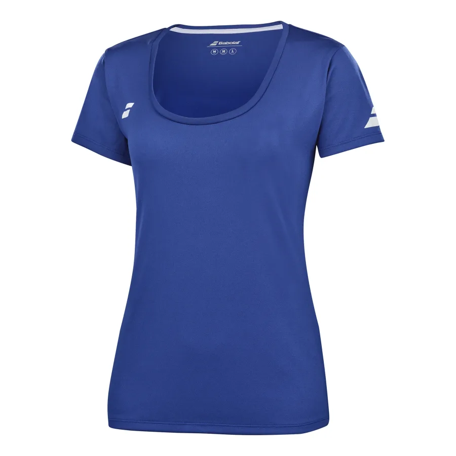 Babolat Babolat Play Cap Sleeve T - Shirt Mädchen Dunkelblau, Weiß