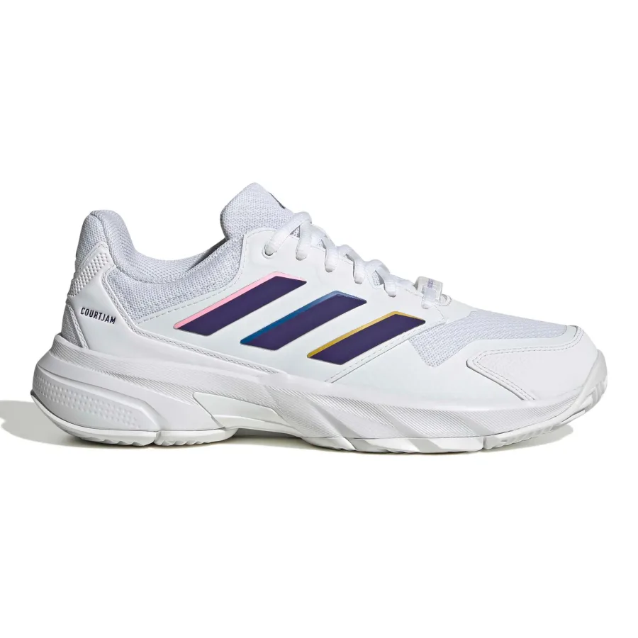 adidas CourtJam Control 3 Allcourtschuh Damen - weiß, schwarz