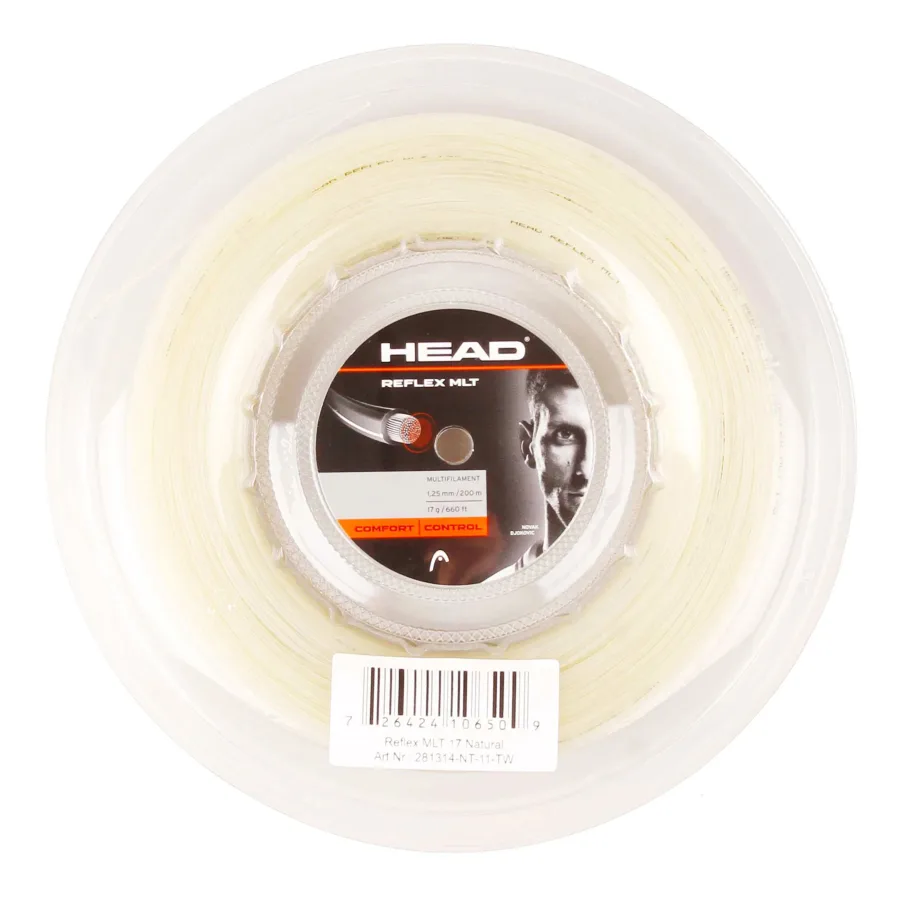 HEAD HEAD Reflex MLT Saitenrolle 200m - Nude