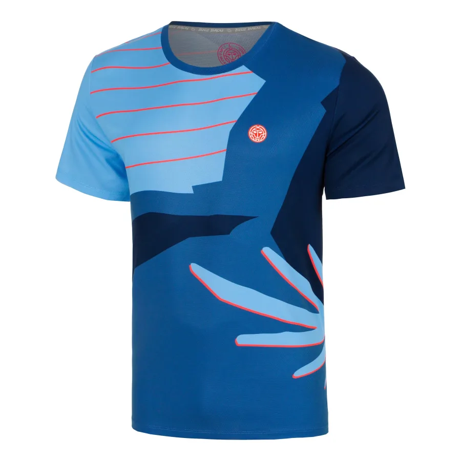 BIDI BADU Hey Laguna T-Shirt Herren-blau, koralle