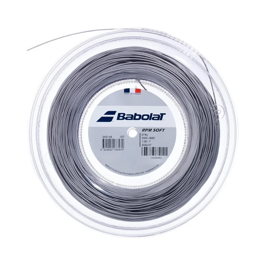 Babolat Babolat RPM Soft Saitenrolle 200m - Grau