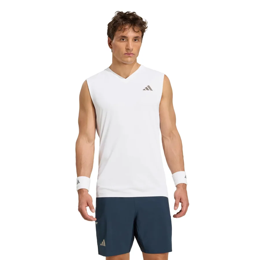 adidas Climacool Tank-Top Herren - weiß, silber