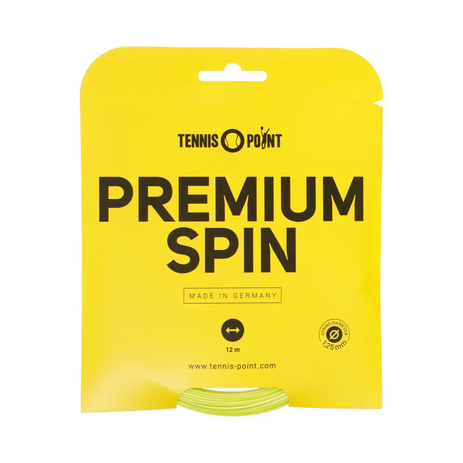 Tennis-Point Tennis - Point Premium Spin Saitenset 12m Limette