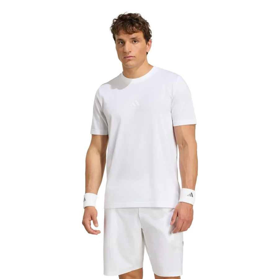 adidas Graphik T-Shirt Herren - weiß