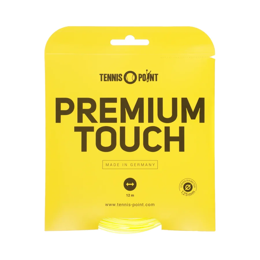 Tennis-Point Tennis - Point Premium Touch Saitenset 12m Neongelb