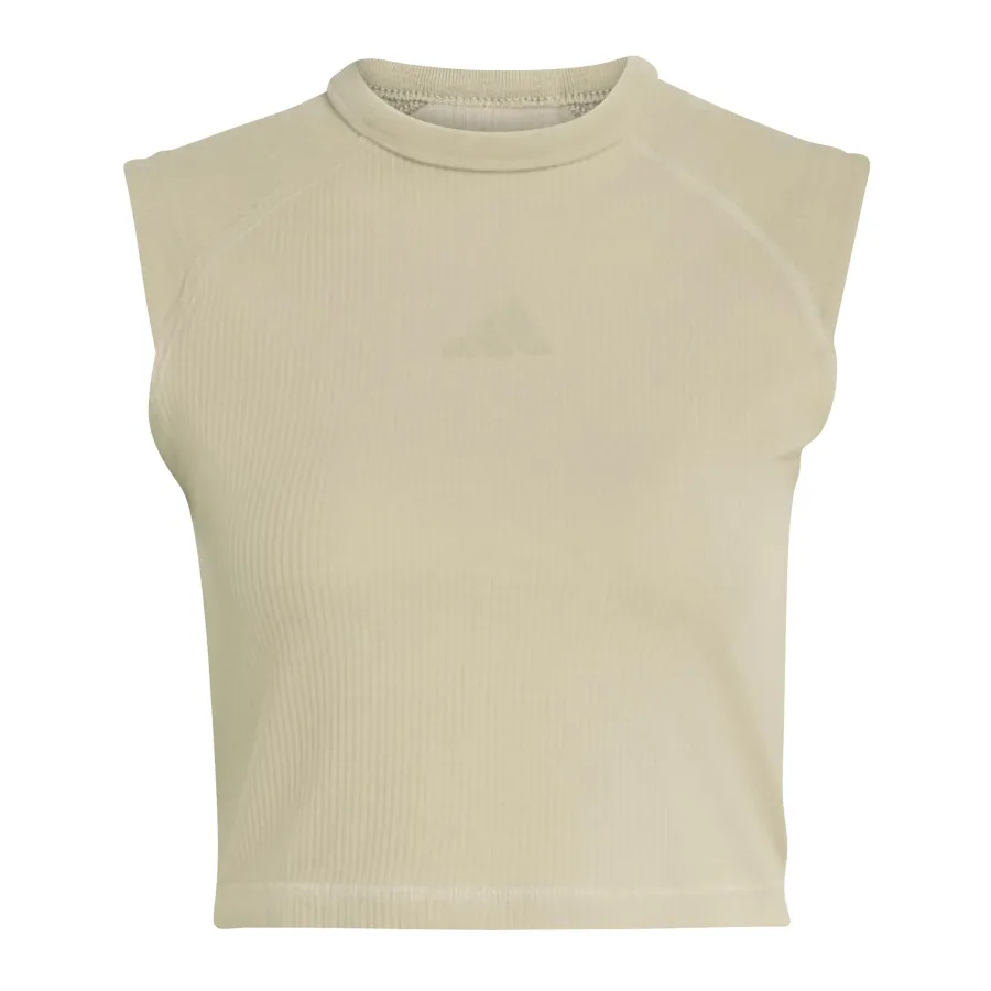 adidas All SZN Rib Tank-Top Damen - beige