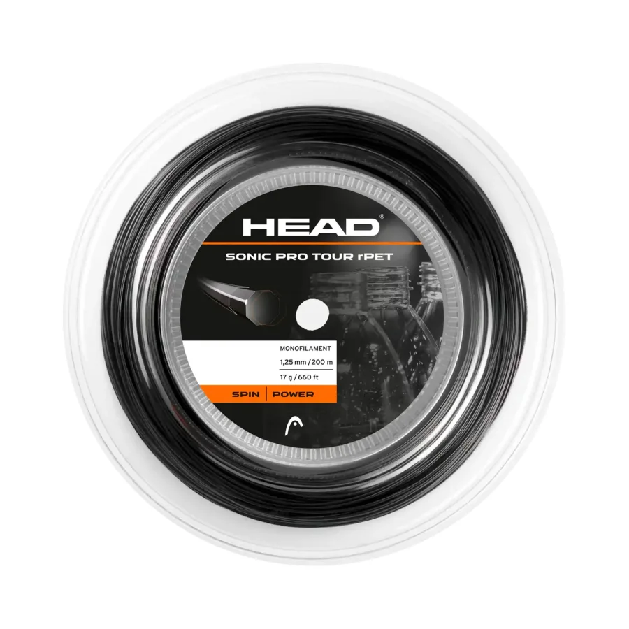 HEAD Sonic Pro Touch Saitenrolle 200m - anthrazit