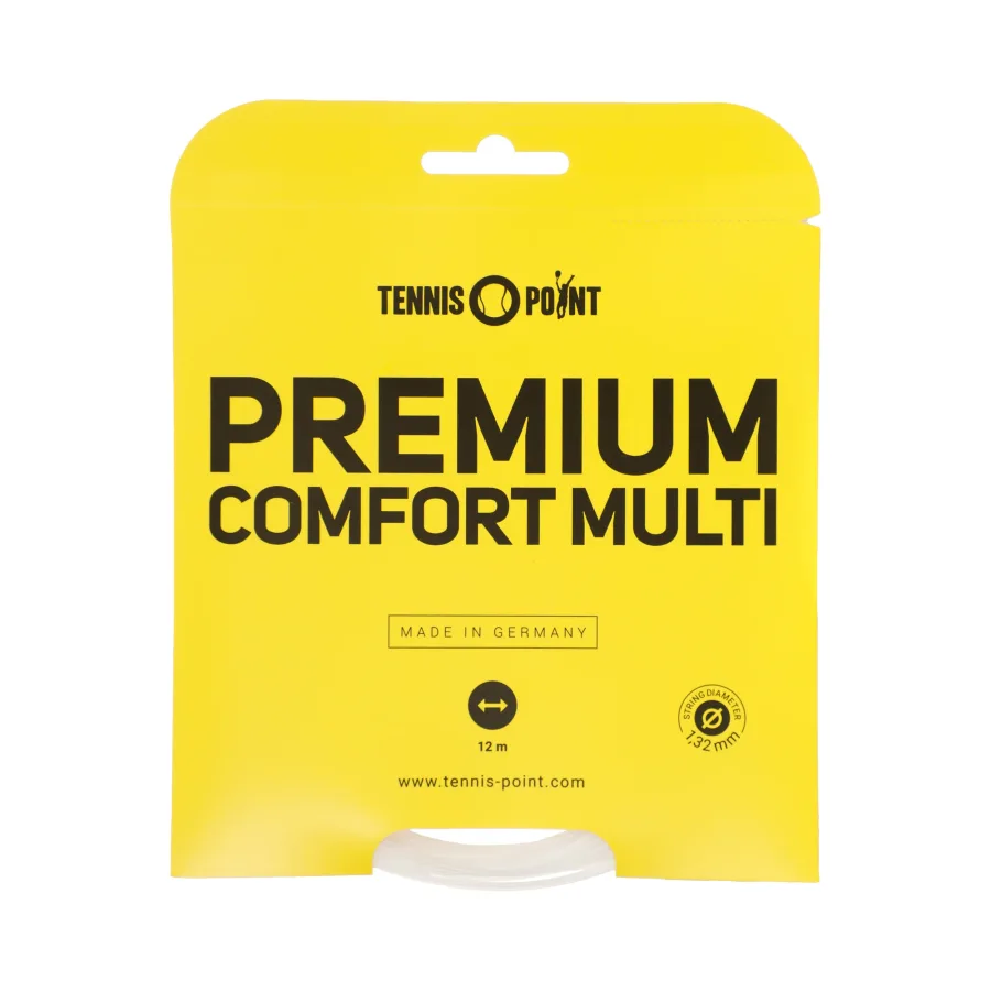 Tennis-Point Tennis - Point Premium Comfort Multi Saitenset 12m Weiß