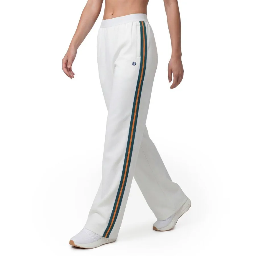 SIROKO Women Tennis 's wide-leg pants Volley-W White White