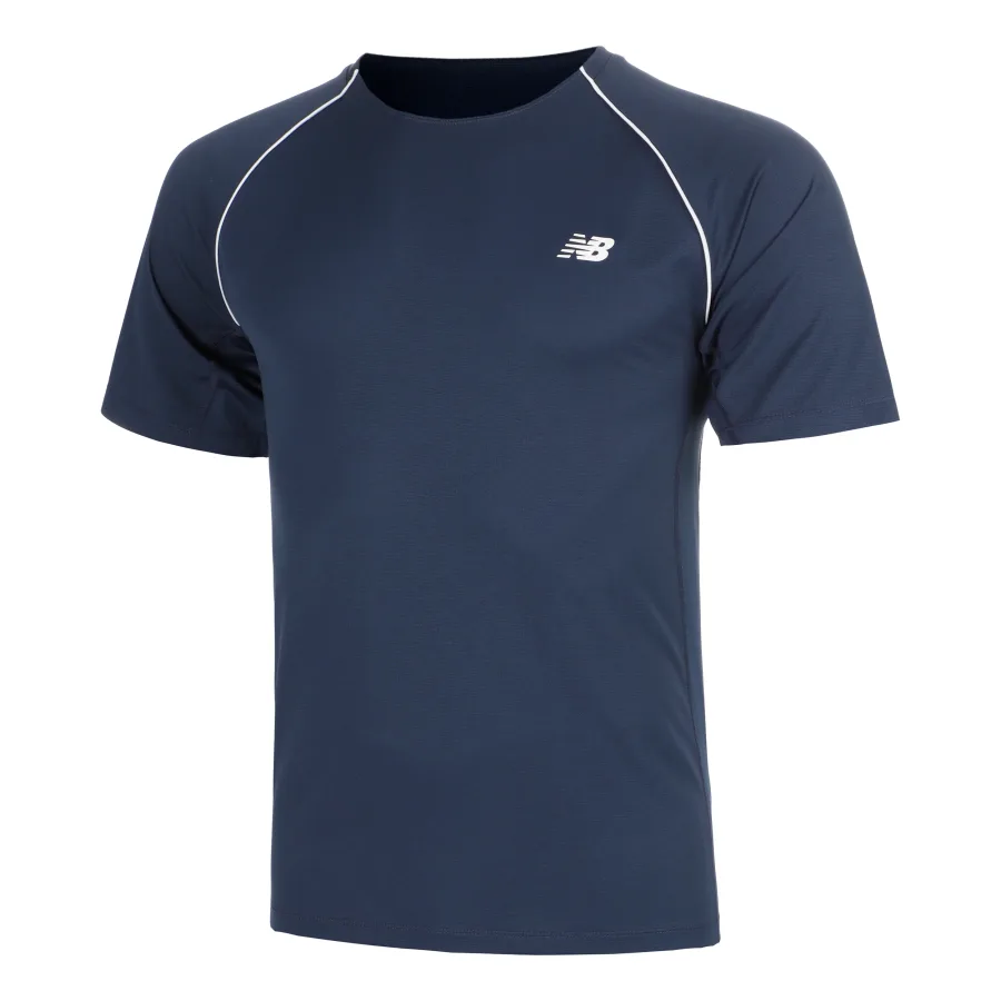 New Balance Tournament T-Shirt Herren-dunkelblau, weiß
