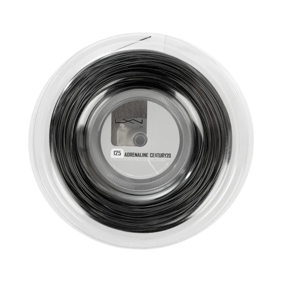 Luxilon Luxilon Adrenaline Century20 Saitenrolle 200m - Schwarz