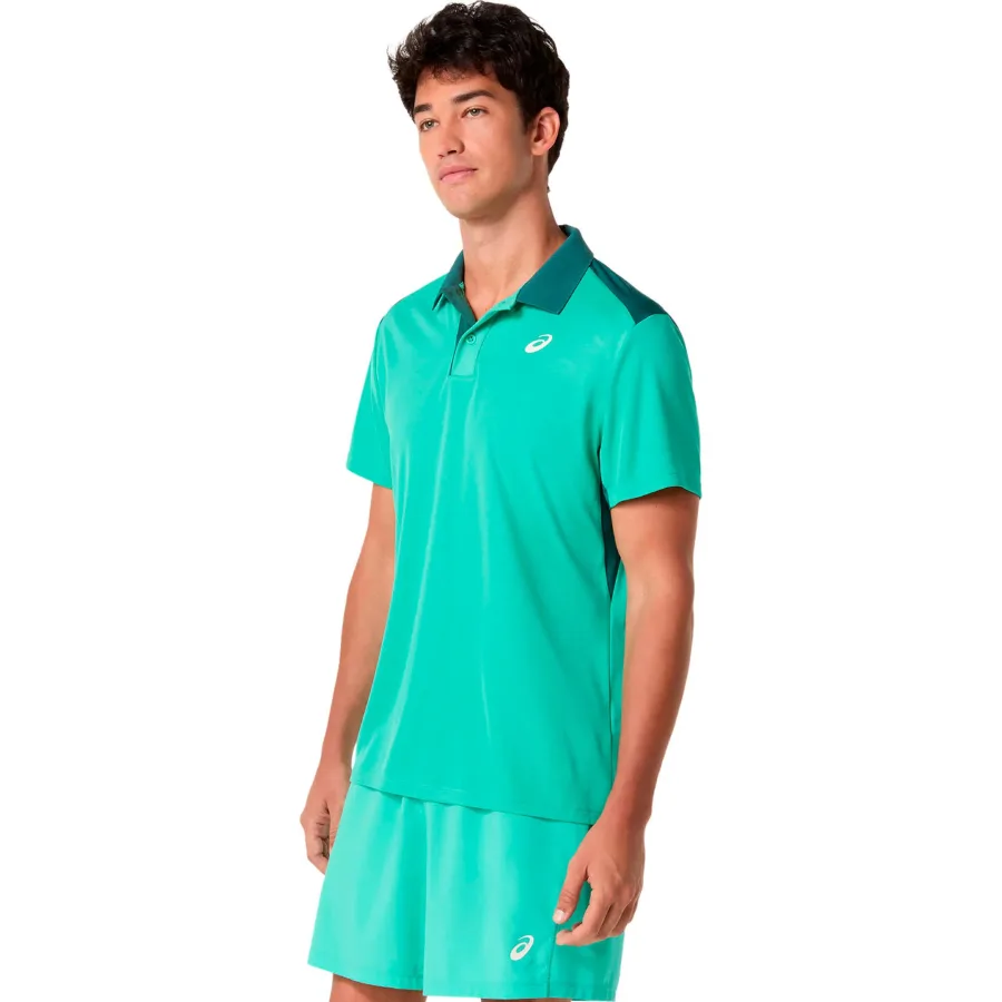 ASICS Court Polo Herren-grün