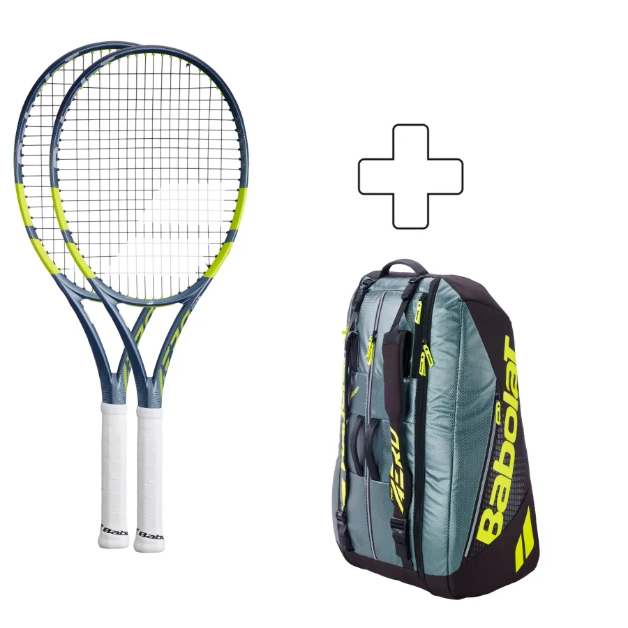 Babolat Babolat 2x Pure Aero Team plus Schlägertasche