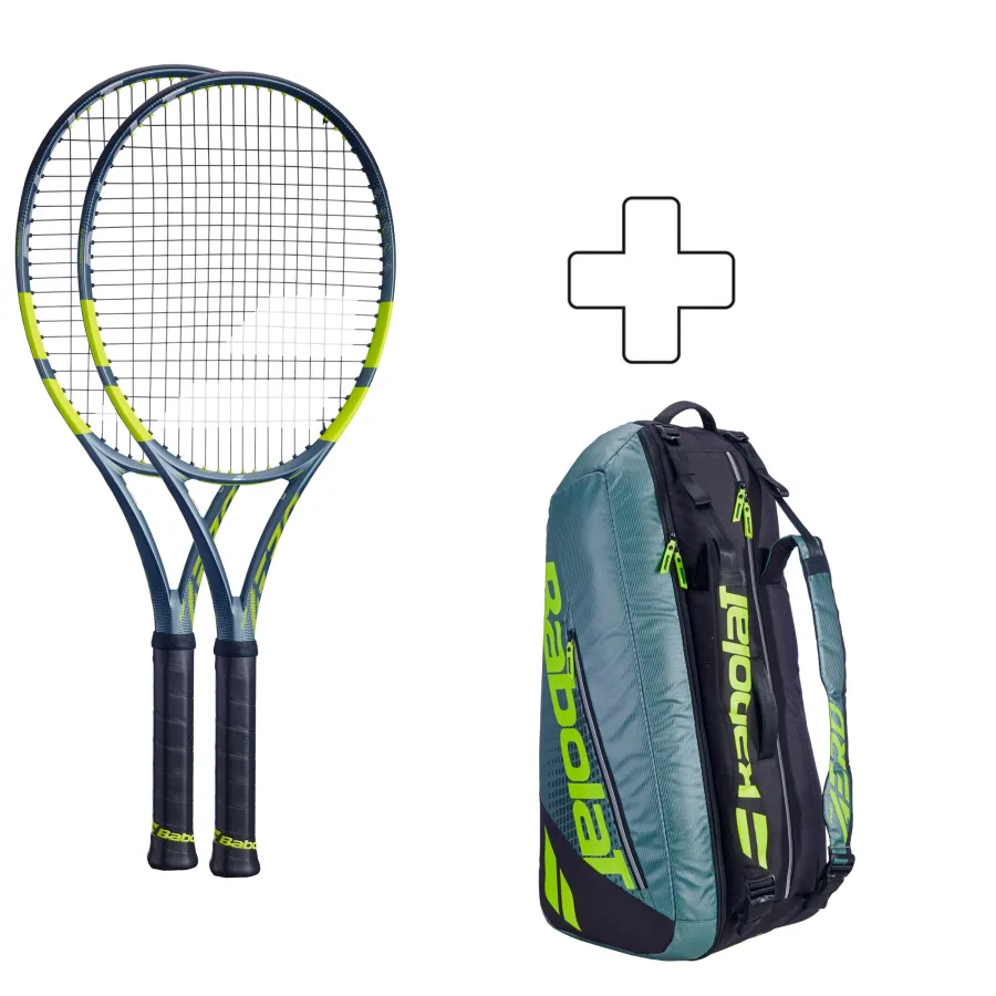 Babolat Babolat 2x Pure Aero Team plus Schlägertasche
