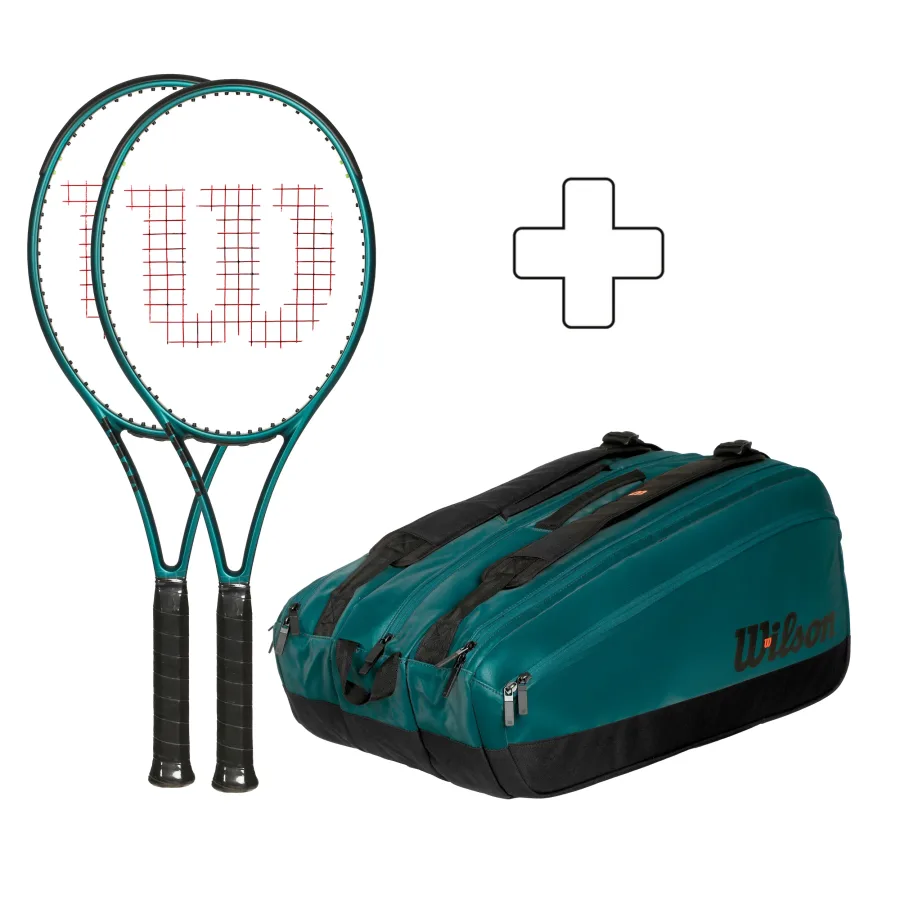 Wilson Wilson 2x 100 v9 plus Schlägertasche