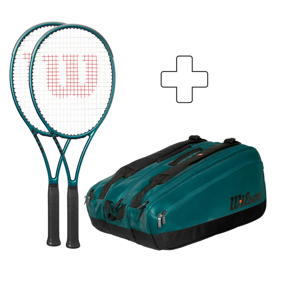 Wilson Wilson 2x 98 18X20 v9 plus Schlägertasche