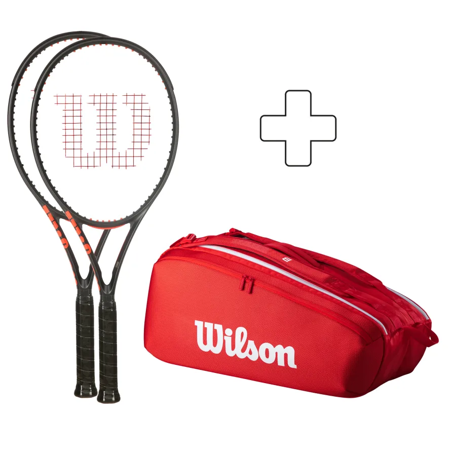 Wilson Wilson 2x Clash 100 V3.0 plus Schlägertasche
