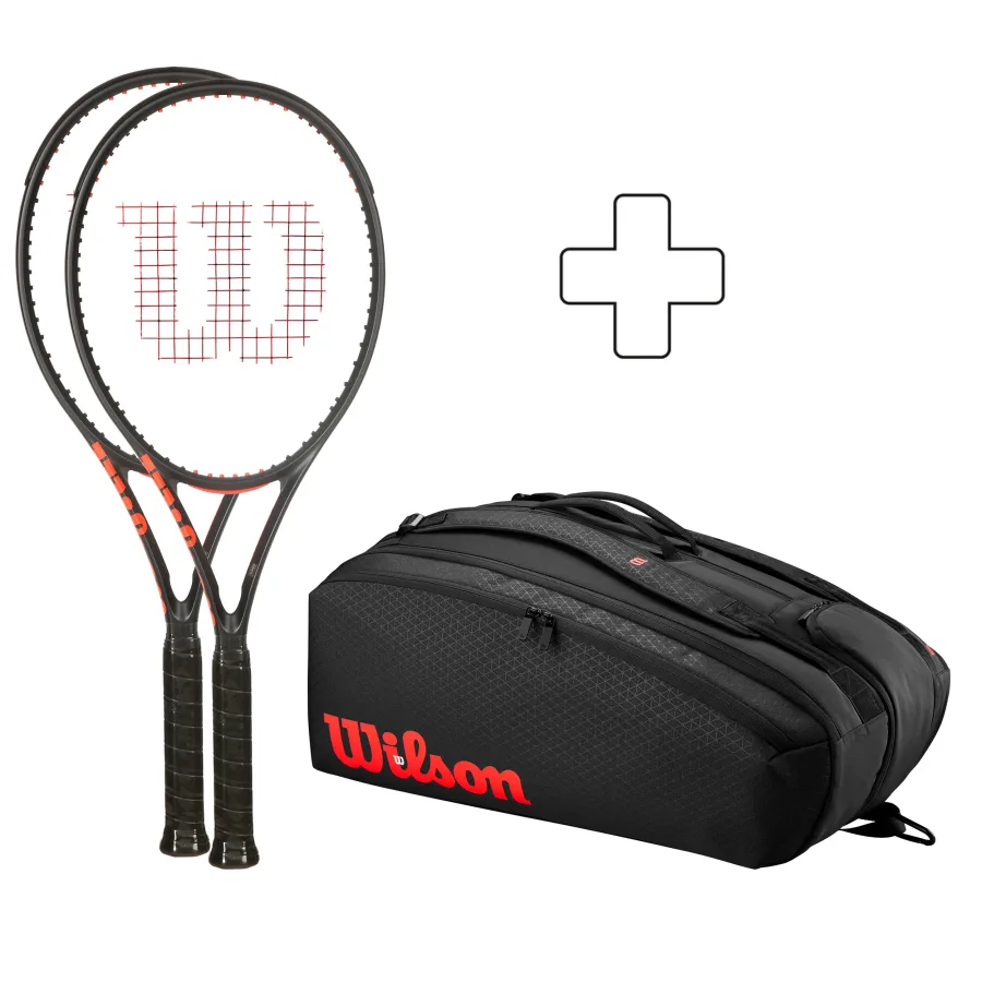 Wilson Wilson 2x Clash 100 V3.0 plus Schlägertasche