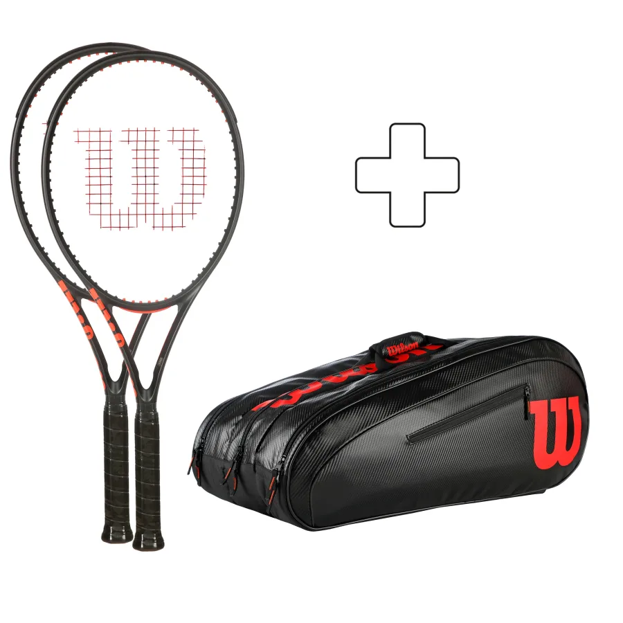 Wilson Wilson 2x Clash 100 V3.0 plus Schlägertasche