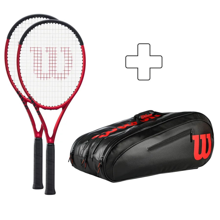 Wilson Wilson 2x Clash 100L V2.0 plus Schlägertasche