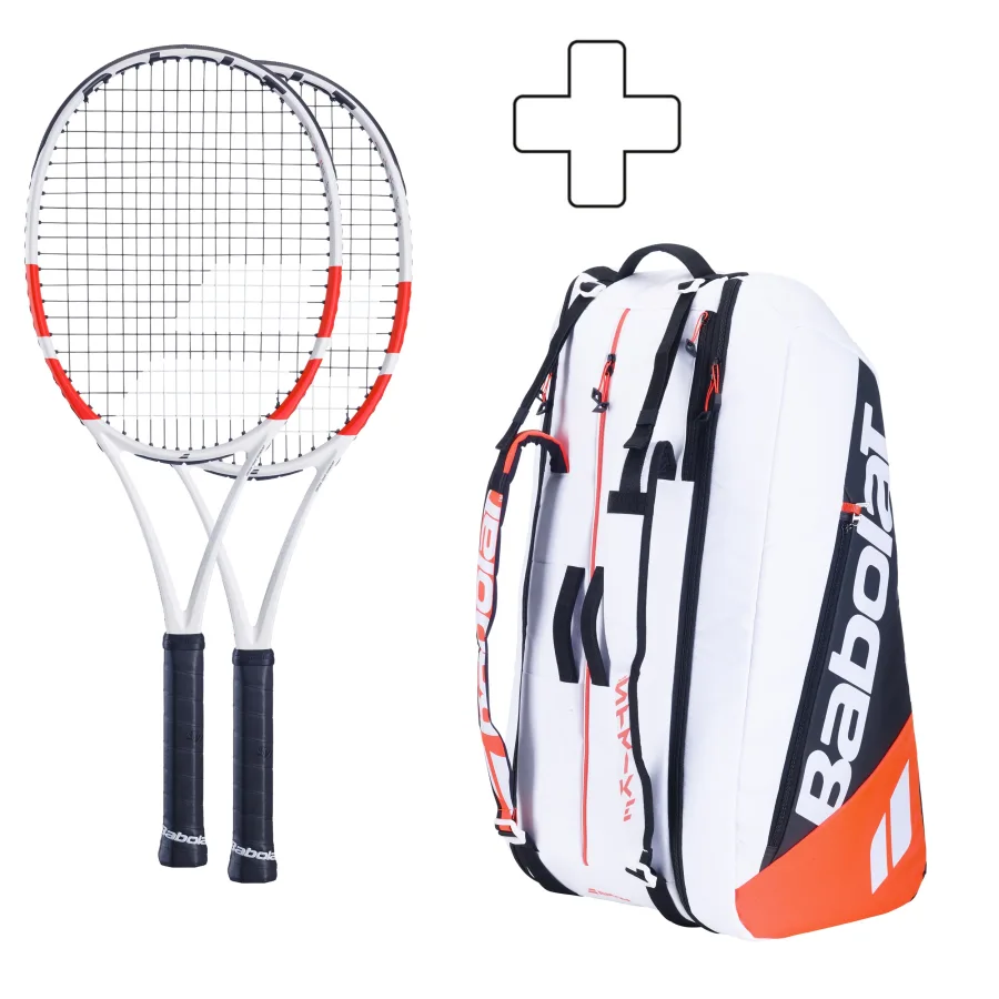 Babolat Babolat 2x 100 16x20 plus Schlägertasche