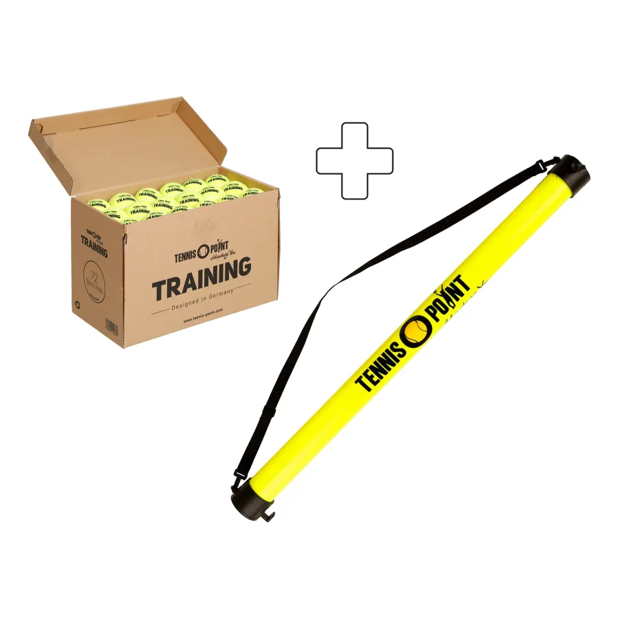 Tennis-Point Tennis - Point 72er Box Training plus Ballsammelröhre