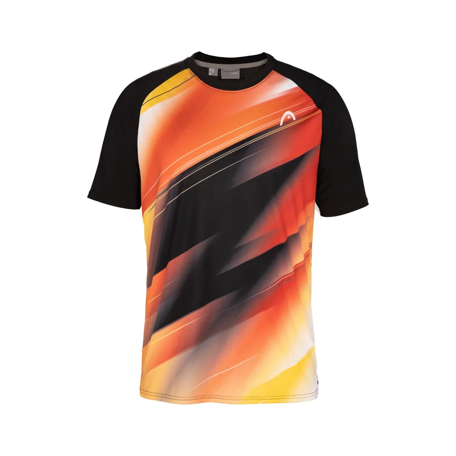 HEAD DTB Topspin T-Shirt Kinder - schwarz, mehrfarbig