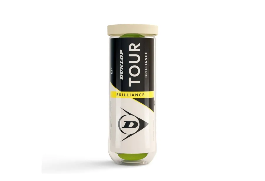 Dunlop Dunlop Tennisball Tour Brilliance - 3 Tennisbälle - Innendruckball - (3er Dose)