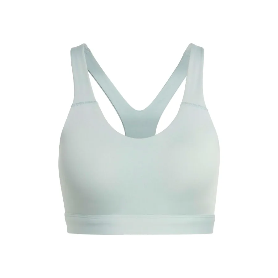 adidas Optime Essentials High Support Sport-BH Damen - salbei