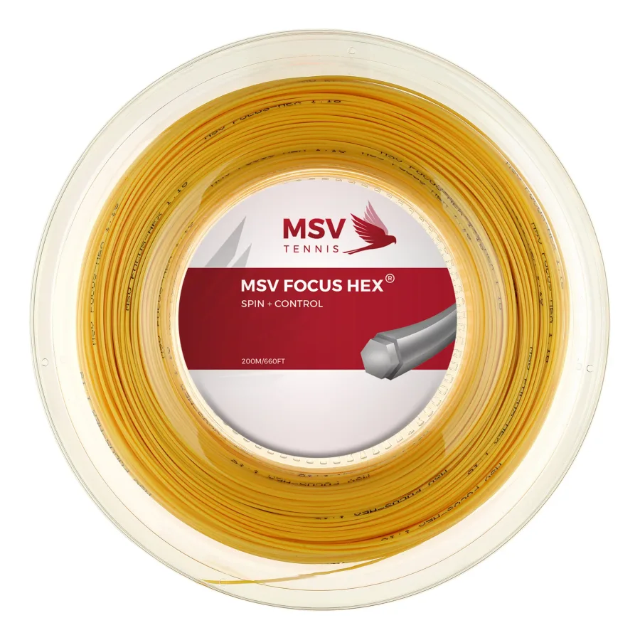 MSV Focus-HEX Saitenrolle 200m-Gelb