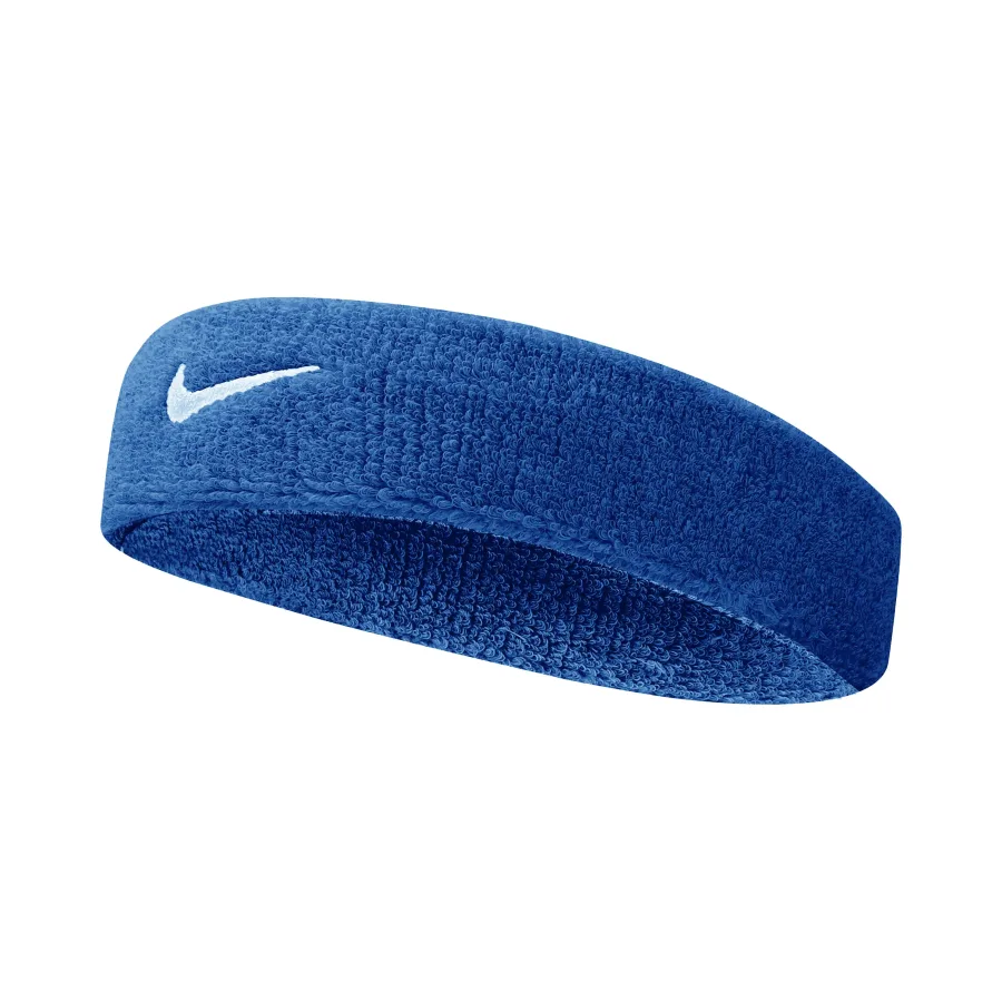 Nike Swoosh Classic Stirnband Unisex - blau, weiß