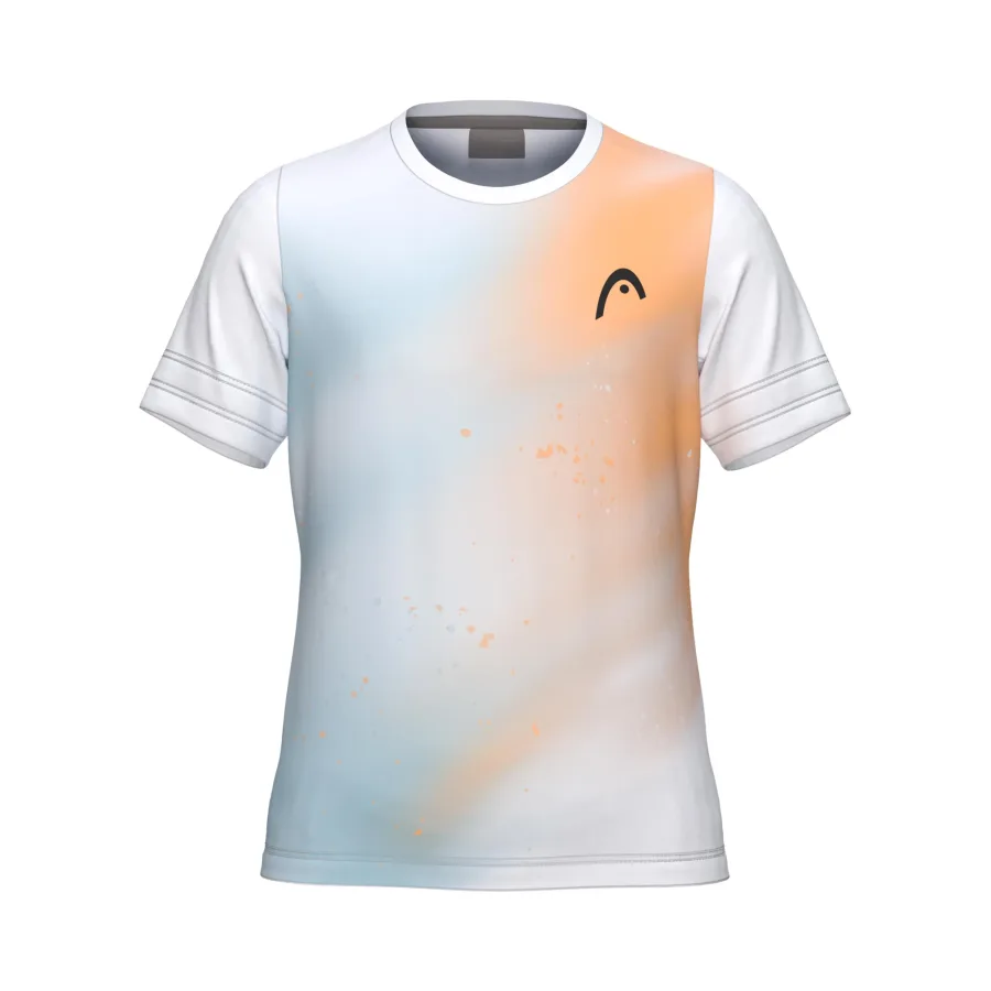 HEAD Tie-Break II T-Shirt Mädchen - apricot, weiß