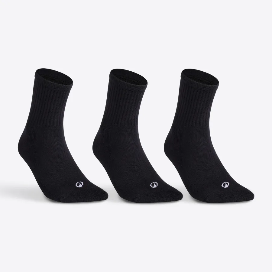 Decathlon Tennissocken High 3er-Pack - RS 100 schwarz