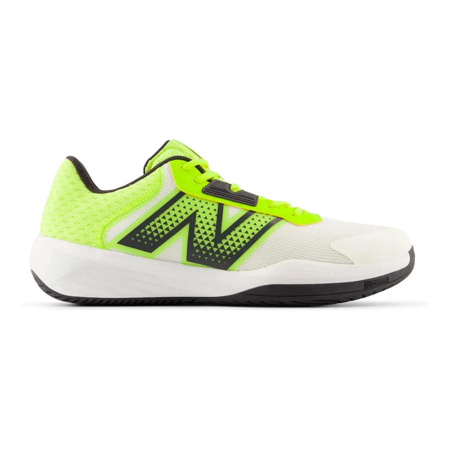 New Balance 696v6 Allcourtschuh Herren-weiß, neongelb