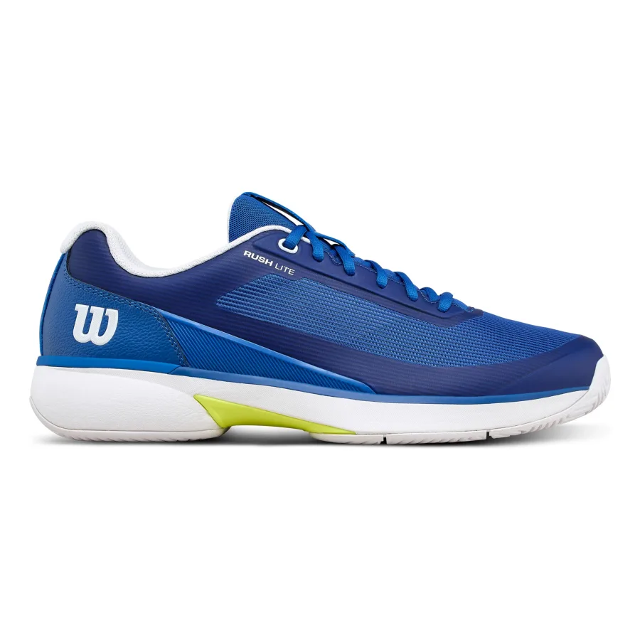 Wilson Rush Lite 5 Allcourtschuh Herren-blau, weiß