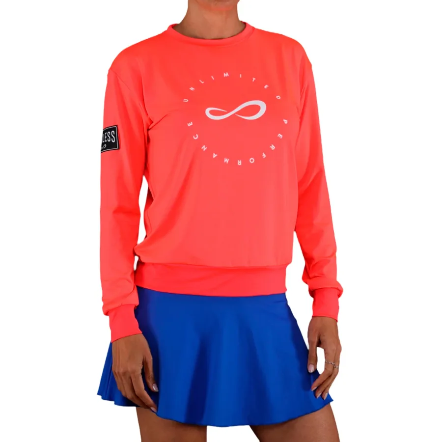 Endless Inner Tech Sweatshirt Damen-koralle