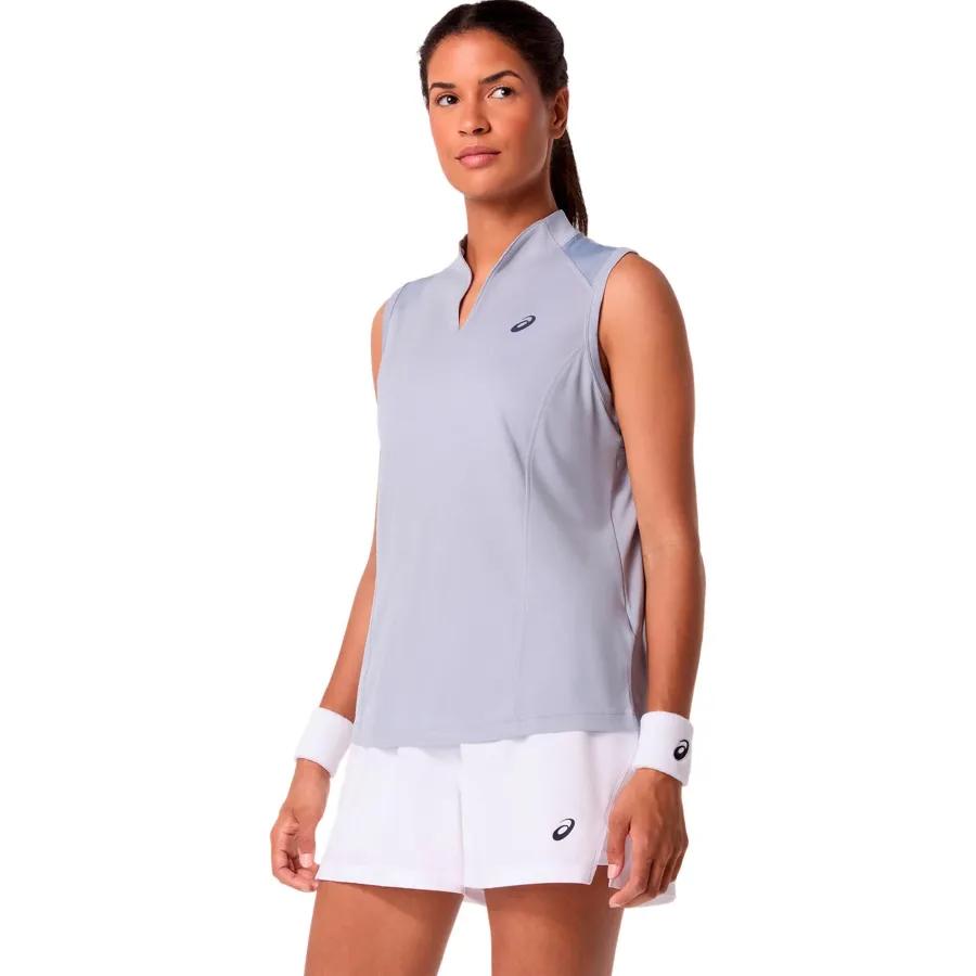ASICS Court Tank-Top Damen-blaugrau
