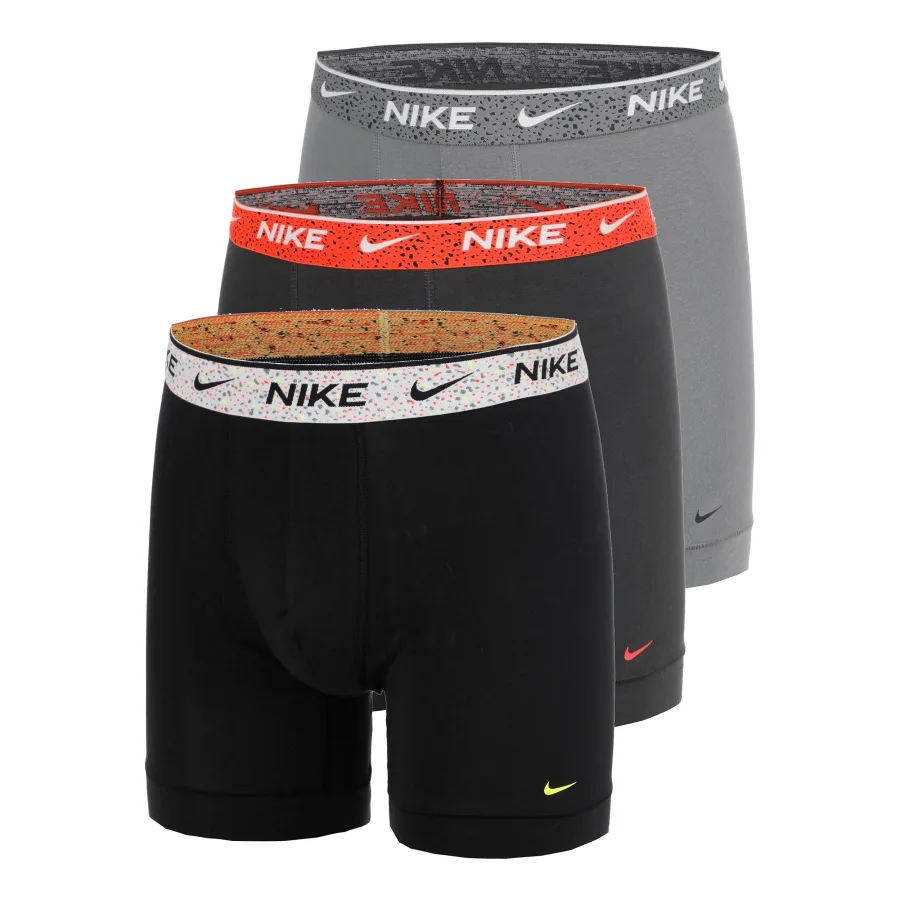 Nike Essential Cotton Stretch Boxer Short 3er Pack Herren - schwarz, anthrazit