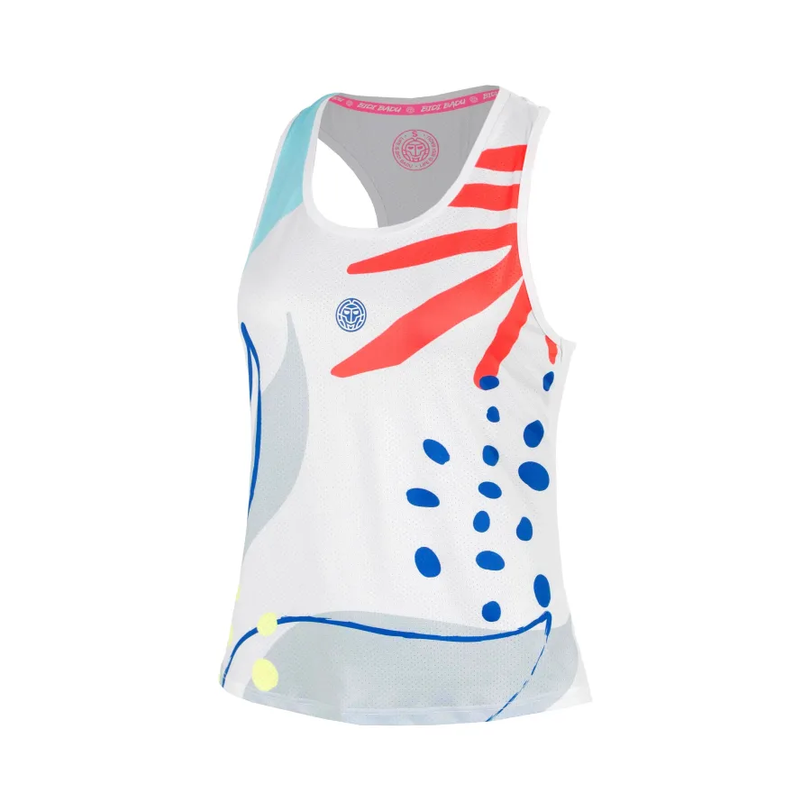 BIDI BADU Hey Laguna Racerback Tank-Top Mädchen - weiß, mehrfarbig
