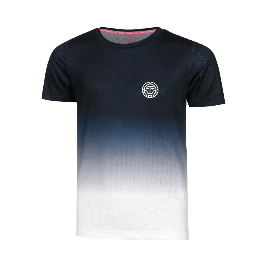 BIDI BADU Crew Gradiant T-Shirt Jungen-Dunkelblau,Weiß