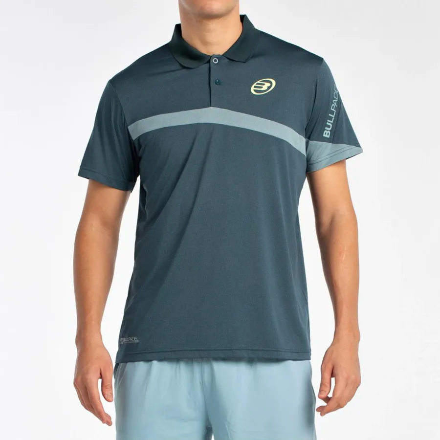 Bullpadel Lucir Polo Herren-Petrol