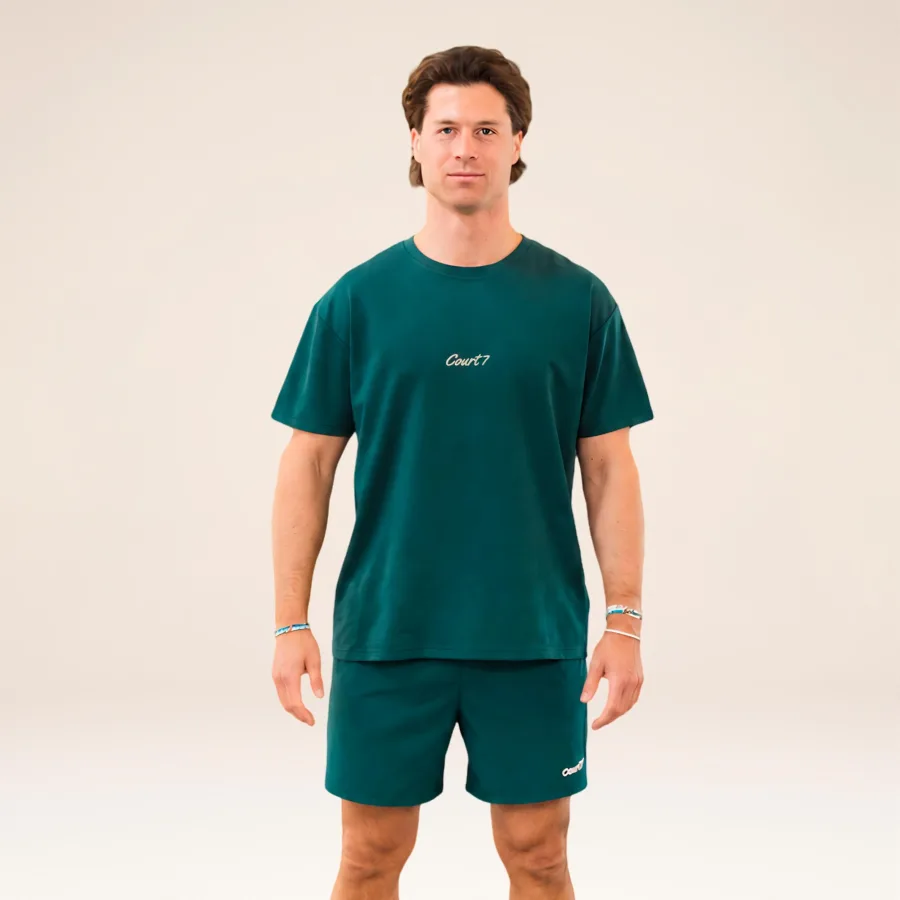 COURT7 AD-IN Basic 2.0 T-Shirt Unisex - dunkelgrün