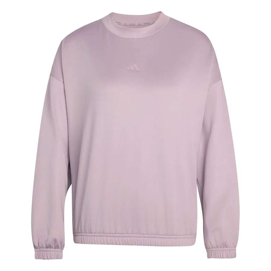 adidas Motion Essentials Cover Sweatshirt Damen - rosa