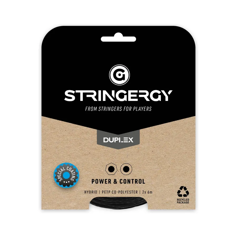 Stringergy Duplex Saitenset 2x 6m-Schwarz,Schwarz