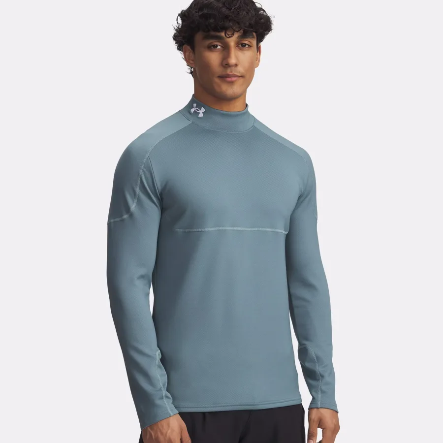 Under Armour Cold Weather Grid Longsleeve Herren-Blaugrau