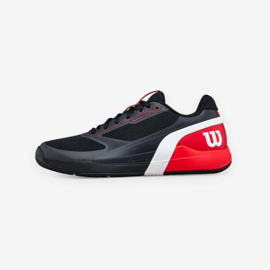 Wilson Herren Tennisschuhe Multicourt - Rush Pro 5 schwarz/rot