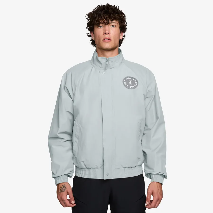 Nike Court Heritage Outdoor-Jacke Herren - blaugrau