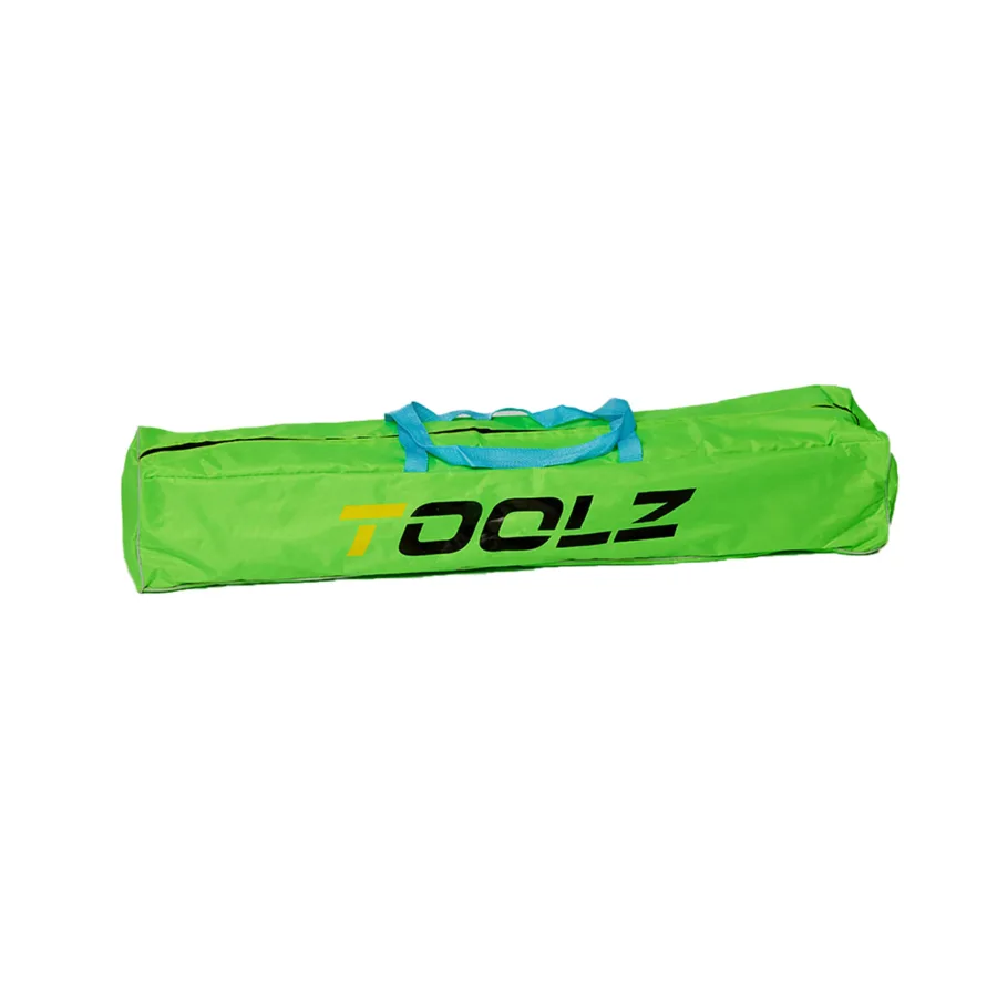 TOOLZ Kids Net 3m (2in1) Tennisnetz-Grün,Schwarz