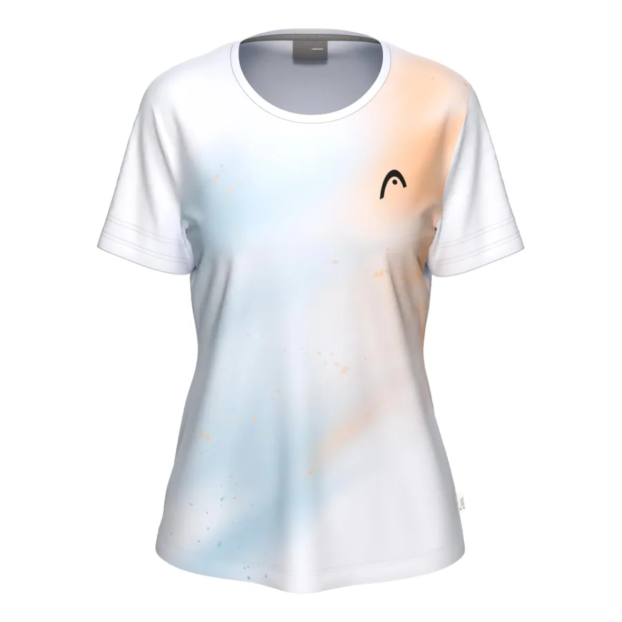 HEAD Tie-Break II T-Shirt Damen - apricot, weiß